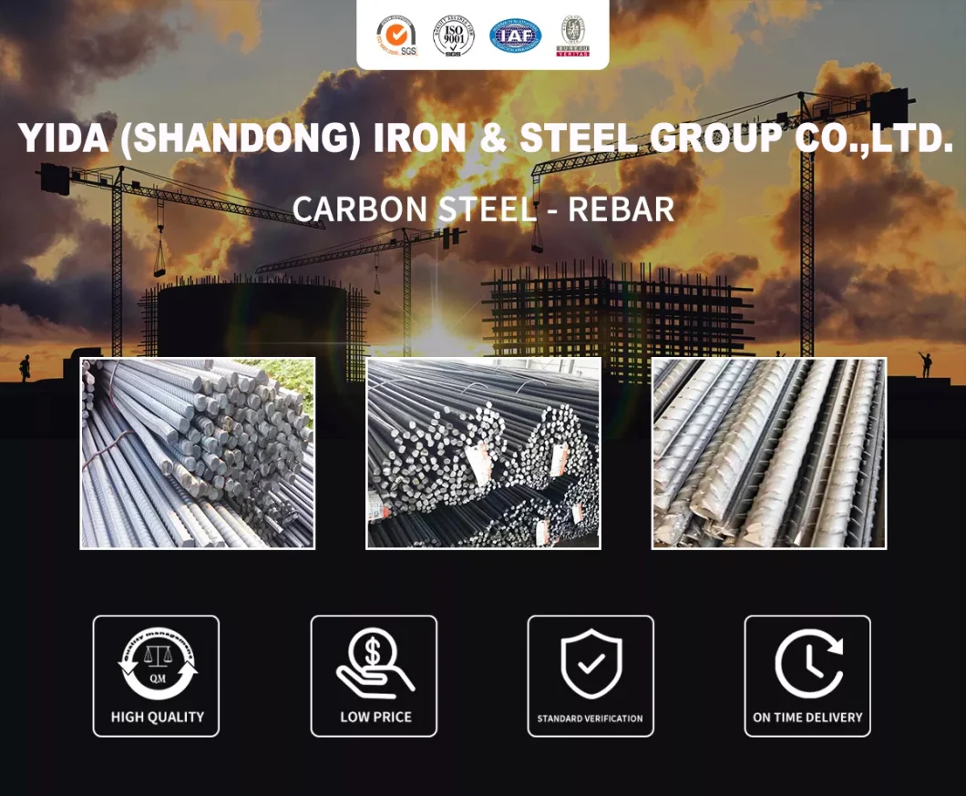 Factory Direct Supply High Quality Carbon Fiber Steel Rebar Price Per Ton