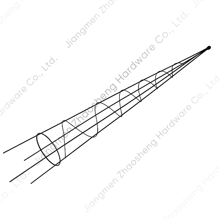 Garden Plant Stake Metal Plant Support Spiral Obelisk Tomato Cage for Vegetable Flowers Fruit Rose Vine Climbing Plant