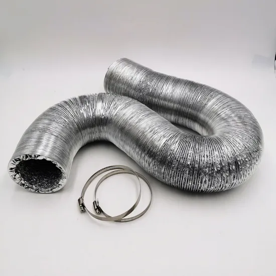 Tube souple pour hotte en aluminium composite double face
